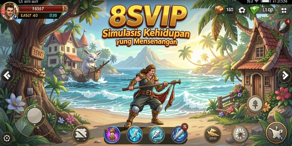Tampilan gameplay 8SVIP yang menarik dan interaktif.