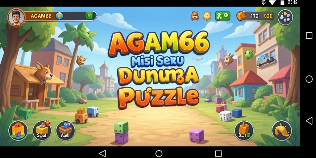 Screenshot gameplay AGAM66 menampilkan momen seru dalam menyelesaikan teka-teki.