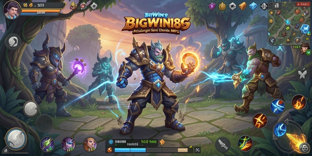 Tampilan screenshot dari gameplay seru BIGWIN189 dalam dunia ARPG.