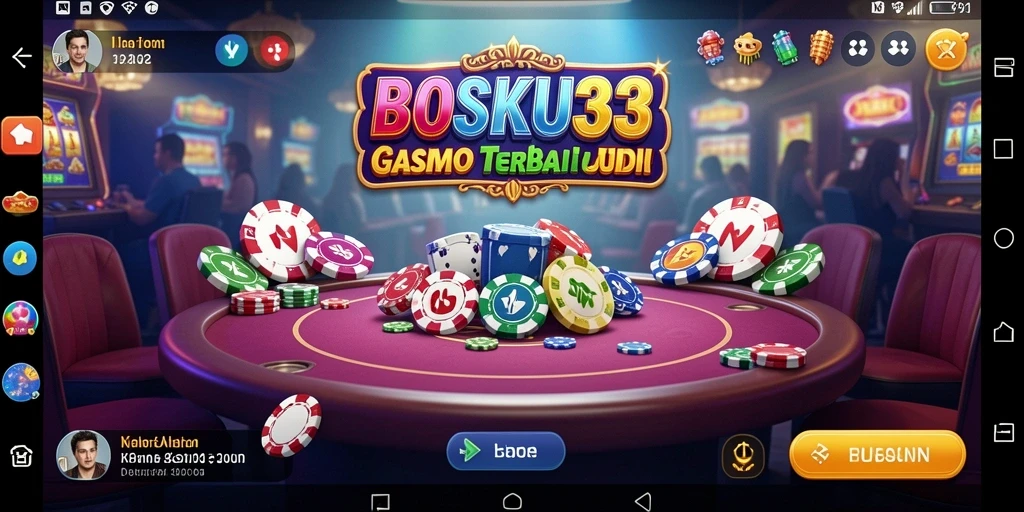 Screenshot gameplay BOSKU33 yang menunjukkan keseruan permainan kasino.