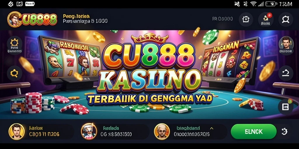 Gameplay menarik dalam aplikasi Kasino CU888 yang seru.