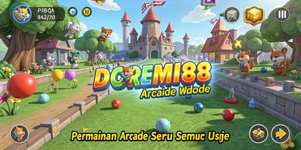 Tampilan gameplay DOREMI88 yang memukau dan penuh warna.