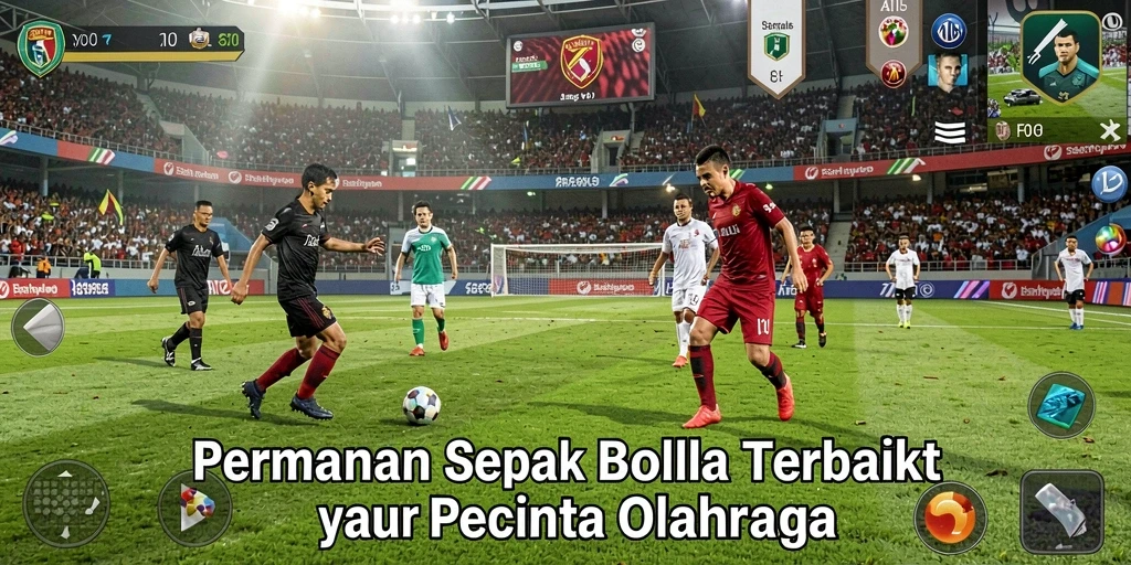 Tampilan gameplay menarik dari F08, gambaran sepak bola realistis.