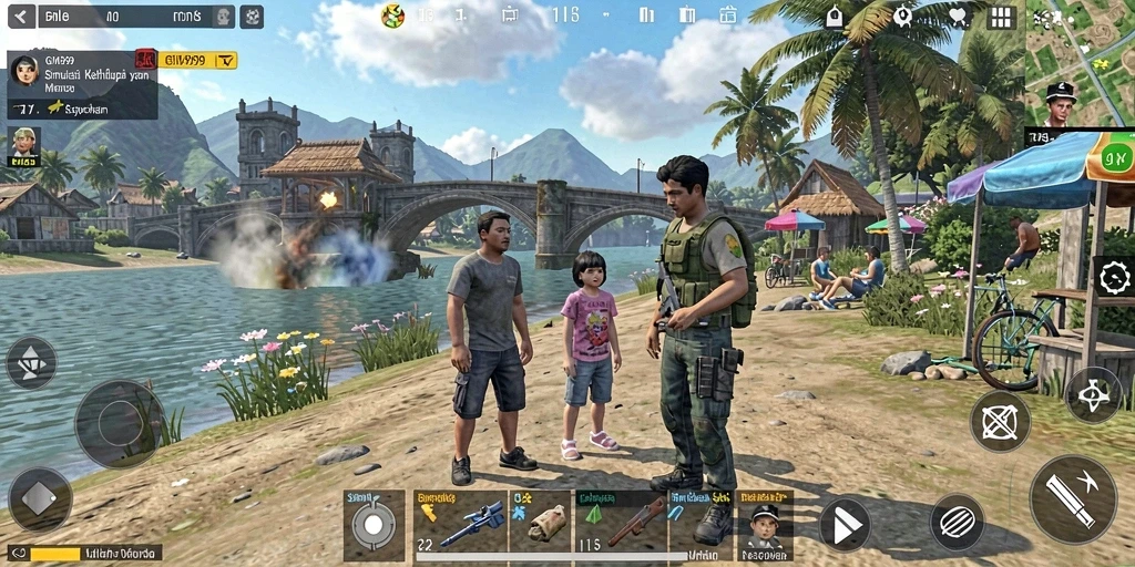 Tampilan gameplay GIM999 yang menarik dari dunia simulasi.