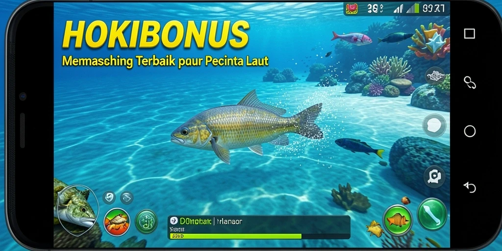 Gameplay HOKIBONUS yang penuh aksi dan keindahan laut.