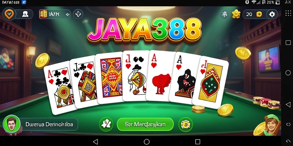 Screenshot gameplay JAYA388 menampilkan pemain bersaing dalam permainan Domino.