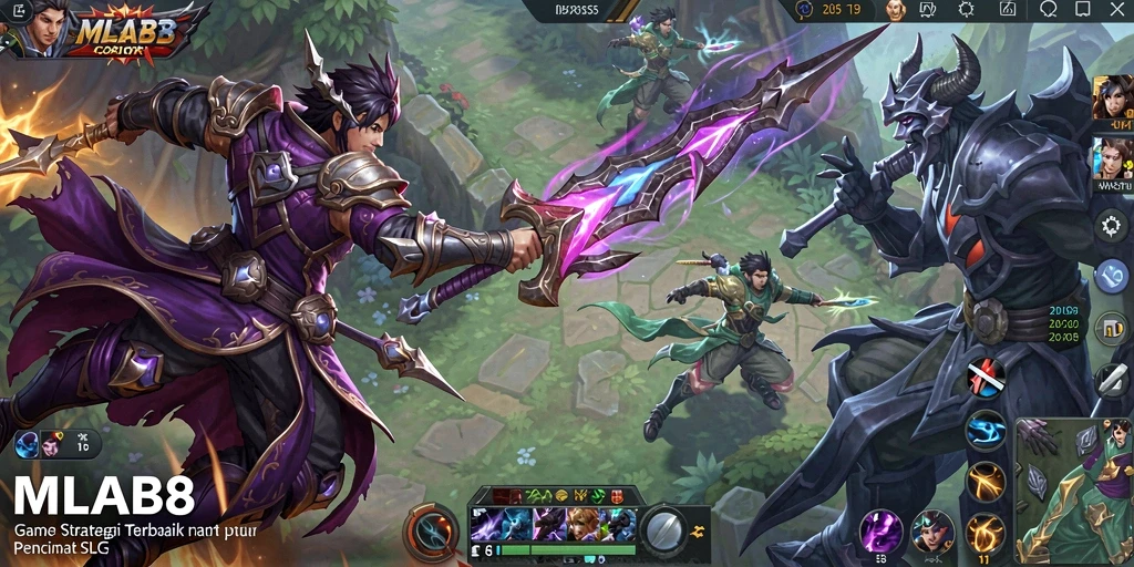 Tampilan seru dari gameplay SLG di MLBB8