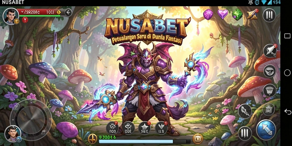 Tampilan gameplay NUSABET yang menampilkan petualangan seru dan eksplorasi.