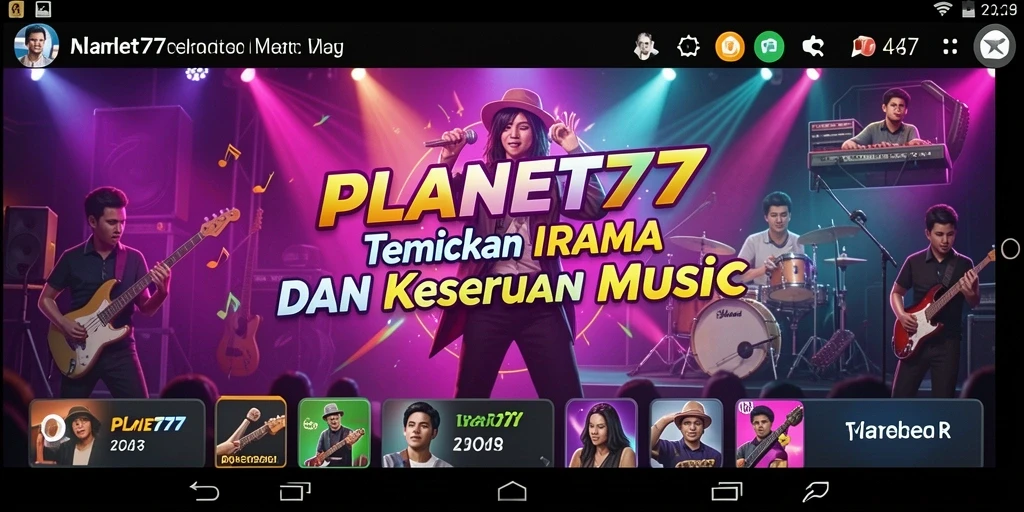 Tampilan menarik dari gameplay <strong>PLANET77</strong> yang mengasyikkan.