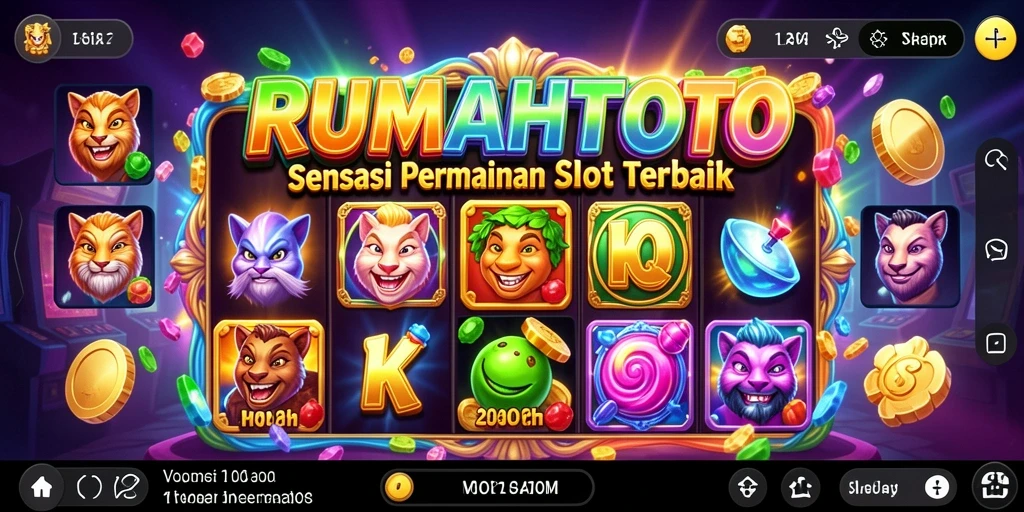 Tampilan gameplay Slot RUMAHTOTO yang seru dan menarik.
