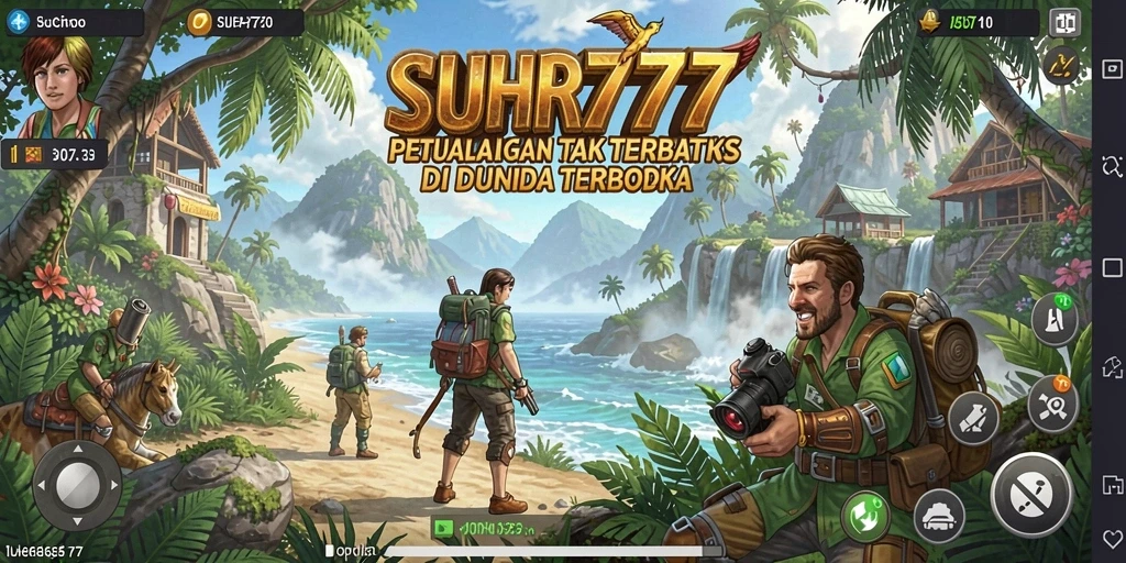 Screenshot gameplay SUHU777 yang menunjukkan keindahan dunia terbuka.