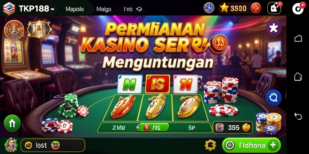 Tampilan gameplay TKP188 yang menarik dan mengasyikkan di kasino virtual.