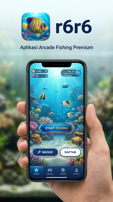 Tampilan antarmuka r6r6 yang menarik dan intuitif.